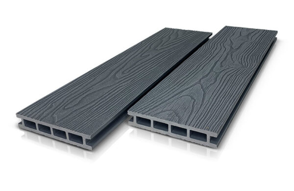 Террасная доска DeckLine Classic 3D-тиснение/двусторонняя (Серебро)